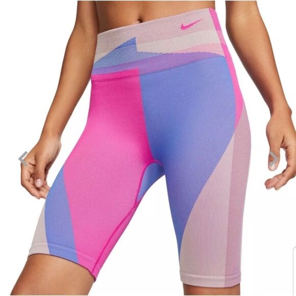 Women's Icon Clash Seamless 8'' Training Shorts sz M - Picture 1 of 6